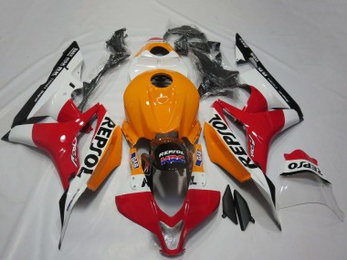 2007-2008 Orange White Red Glossy Black Repsol Honda CBR600RR Motorcycle Fairings