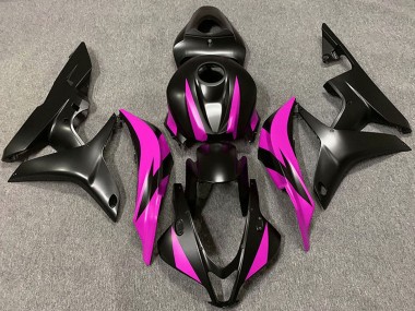 2007-2008 Pink Matte Black Honda CBR600RR Motorcycle Fairing