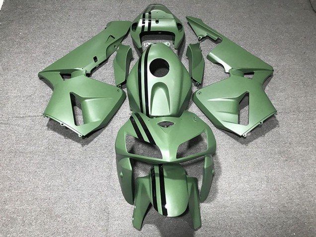2005-2006 Matte Green Honda CBR600RR Motorcycle Fairings