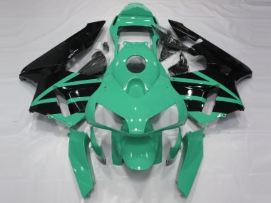 2003-2004 Mint Green Gloss Black Honda CBR600RR Motorcycle Fairings