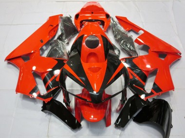 2005-2006 Red Black Stripe Honda CBR600RR Motorcycle Fairings