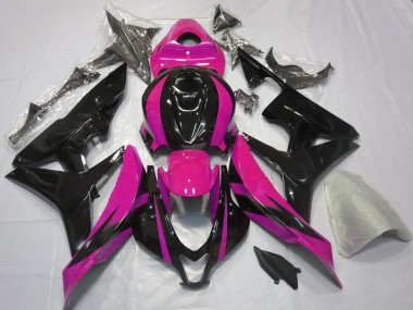 2007-2008 Pink Glossy Black OEM Style Honda CBR600RR Motorcycle Fairings