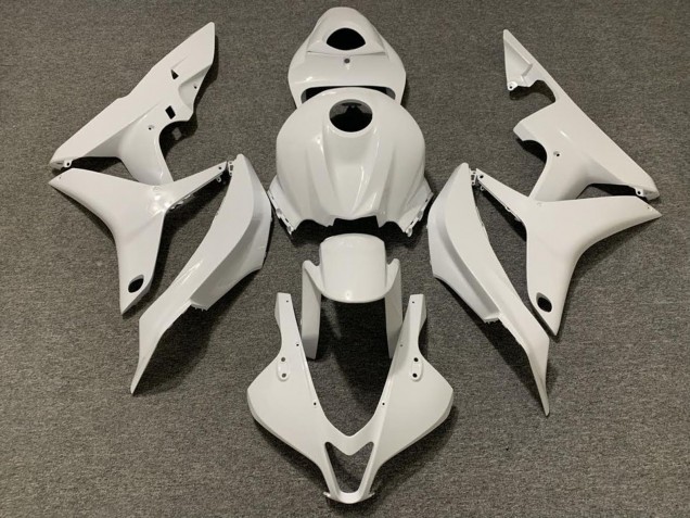 2007-2008 Glossy White Honda CBR600RR Motorcycle Fairings