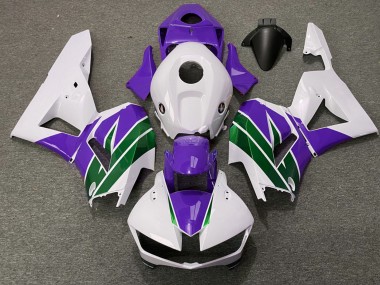 2013-2023 White Purple Green Honda CBR600RR Motorcycle Fairings