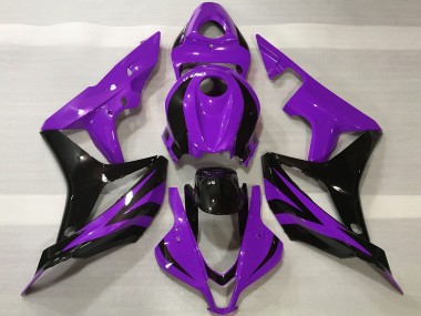 2007-2008 Purple Glossy Black OEM Style Honda CBR600RR Motorcycle Fairings
