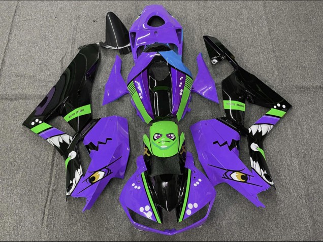 2013-2023 Purple Green Blue Glossy Black Shark Honda CBR600RR Motorcycle Fairings