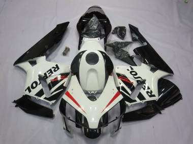 2003-2004 White Red Glossy Black Repsol OEM Style Honda CBR600RR Motorcycle Fairings