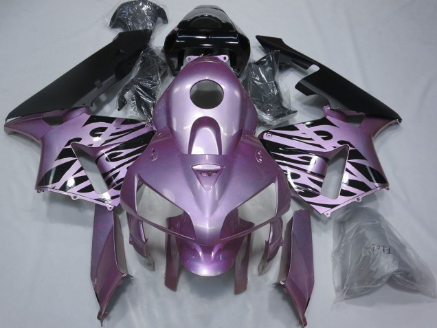 2005-2006 Rose Purple Flame Honda CBR600RR Motorcycle Fairings