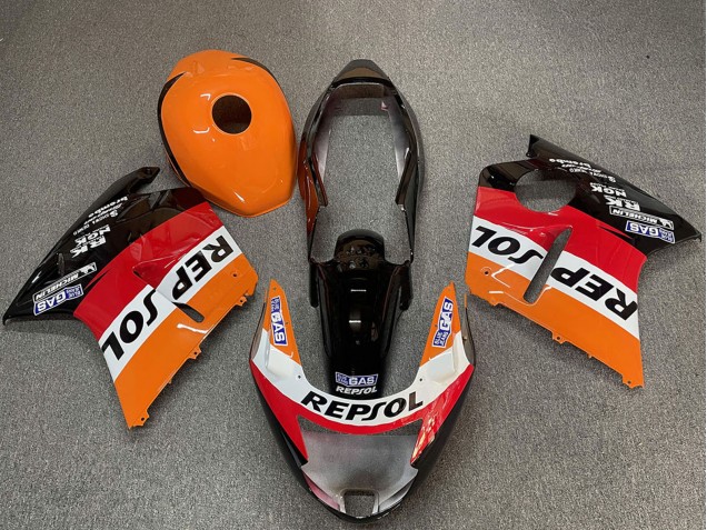 1996-2007 Orange White Red Glossy Black Repsol Honda CBR1100XX Motorcycle Fairings