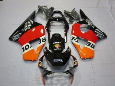 2002-2003 Orange White Red Black Repsol Honda CBR954RR Motorcycle Fairings
