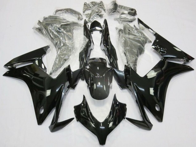 2013-2015 Glossy Black Honda CBR500R Motorcycle Fairings