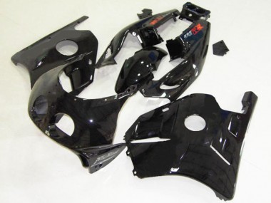 1990-1998 Glossy Black Honda CBR250RR Motorcycle Fairings