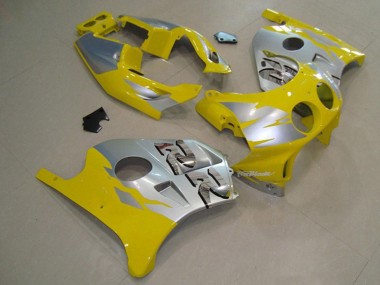1990-1998 Silver Yellow Honda CBR250RR Motorcycle Fairings