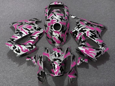 2002-2013 Pink Camouflage Honda VFR 800 Motorcycle Fairings