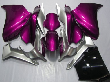 2010-2014 Silver Pink Honda VFR 1200 Motorcycle Fairings