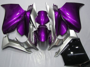 2010-2014 Silver Purple Honda VFR 1200 Motorcycle Fairings