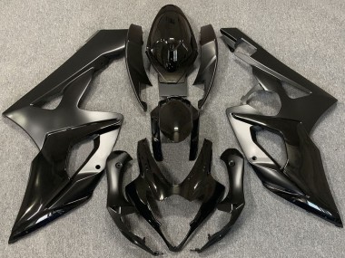 2005-2006 Glossy Black Matte Black Suzuki GSXR 1000 Motorcycle Fairings
