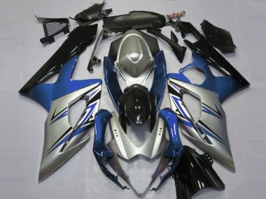 2005-2006 Blue Silver Black Suzuki GSXR 1000 Motorcycle Fairings