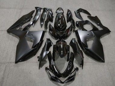 2009-2016 Glossy Black Matte Black Suzuki GSXR 1000 Motorcycle Fairings