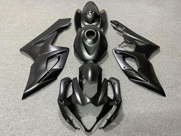 2005-2006 Matte Black Suzuki GSXR 1000 Motorcycle Fairings