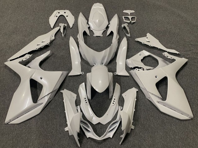 2009-2016 Glossy White Suzuki GSXR 1000 Motorcycle Fairing