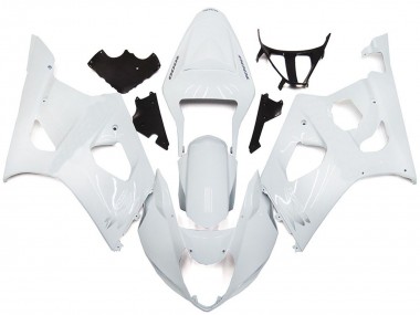 2003-2004 Glossy White Suzuki GSXR 1000 Motorcycle Fairings