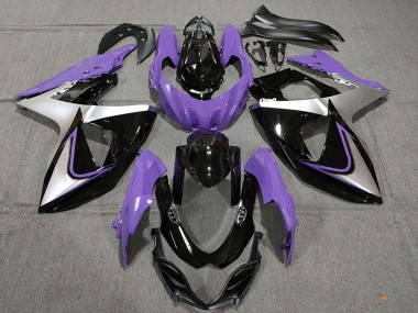 2009-2016 Purple Silver Black Suzuki GSXR 1000 Motorcycle Fairings