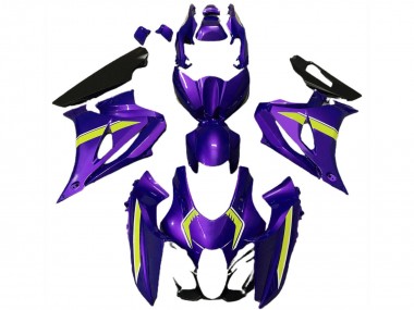 2017-2023 Purple Yellow Style Suzuki GSXR 1000 Motorcycle Fairings