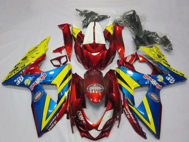 2009-2016 Yellow Red Blue Suzuki GSXR 1000 Motorcycle Fairings