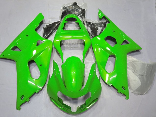 2001-2003 Green Suzuki GSXR 600 / GSXR 750 Motorcycle Fairings