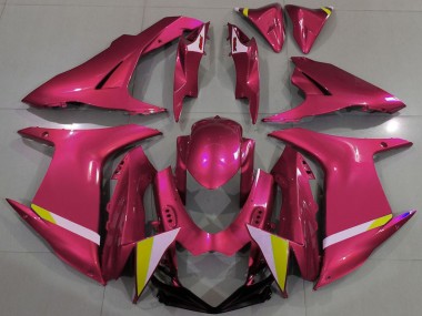 2011-2024 Red White Yellow Suzuki GSXR 600 / GSXR 750 Motorcycle Fairings