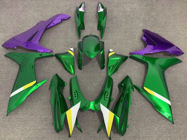 2011-2024 Green Purple White Yellow Suzuki GSXR 600 / GSXR 750 Motorcycle Fairings