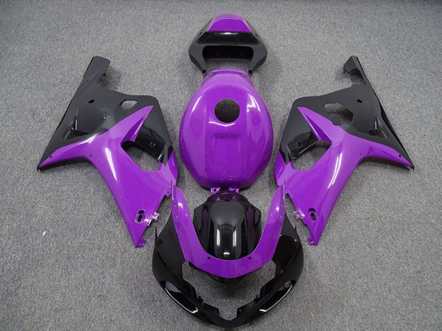 2001-2003 Purple Glossy Black Suzuki GSXR 600 / GSXR 750 Motorcycle Fairings