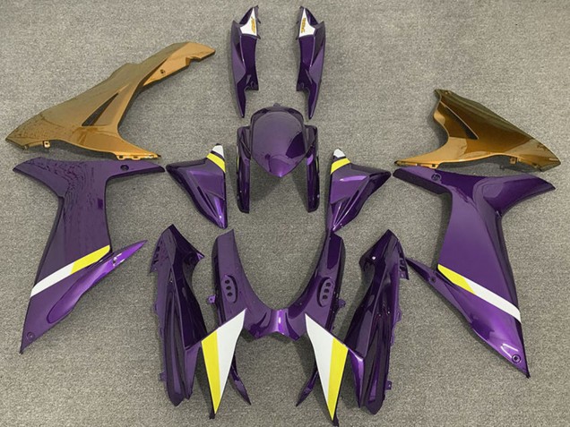 2011-2024 Purple Gold White Yellow Suzuki GSXR 600 / GSXR 750 Motorcycle Fairings
