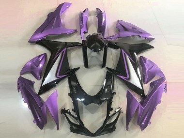 2011-2024 Purple Glossy Black Suzuki GSXR 600 / GSXR 750 Motorcycle Fairings