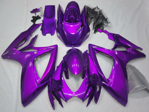 2006-2007 Plain Glossy Purple Suzuki GSXR 600 / GSXR 750 Motorcycle Fairings