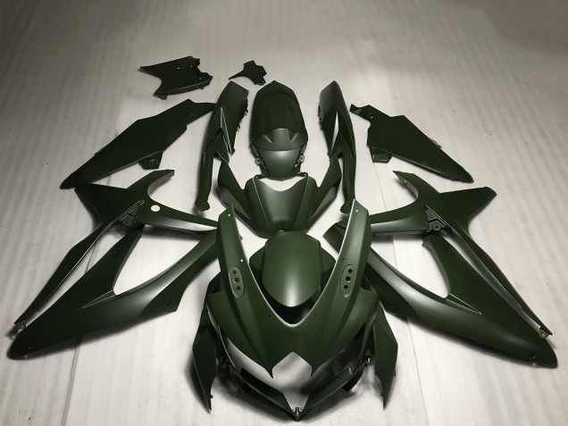 2008-2010 Matte Green Suzuki GSXR 600 / GSXR 750 Motorcycle Fairings