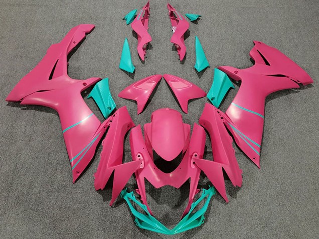 2011-2024 Pink Teal Suzuki GSXR 600 / GSXR 750 Motorcycle Fairings