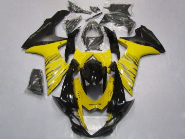 2011-2024 Yellow Grey Black Suzuki GSXR 600 / GSXR 750 Motorcycle Fairings