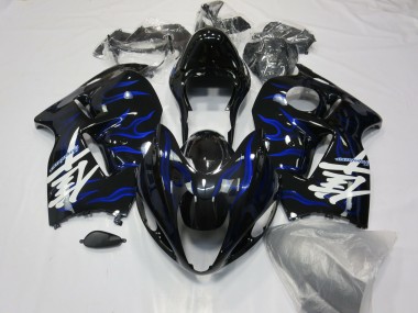 1997-2007 Blue Swirl Suzuki GSXR 1300 Motorcycle Fairings