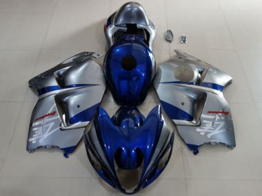 1997-2007 Deep Blue Silver Suzuki GSXR 1300 Motorcycle Fairings