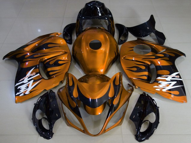 2008-2020 Glossy Orange Black Suzuki GSXR 1300 Motorcycle Fairings