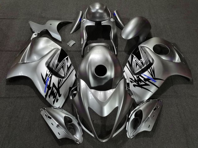 2008-2020 Liquid Silver Blue Suzuki GSXR 1300 Motorcycle Fairings