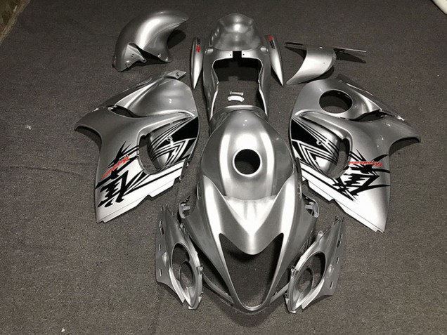 2008-2020 Liquid Silver Red Suzuki GSXR 1300 Motorcycle Fairings