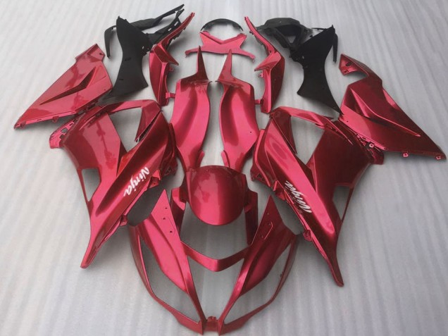 2016-2019 Glossy Candy Red Kawasaki ZX10R Motorcycle Fairings