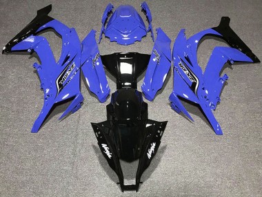 2011-2015 Blue Glossy Black Kawasaki ZX10R Motorcycle Fairings