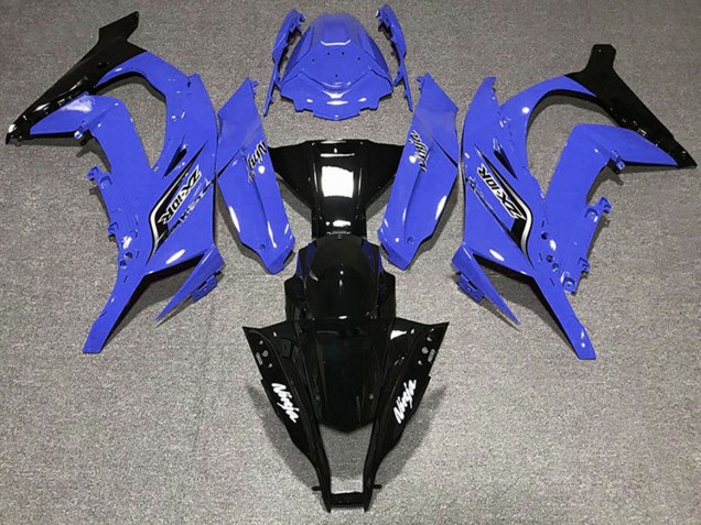 2011-2015 Blue Glossy Black Kawasaki ZX10R Motorcycle Fairings