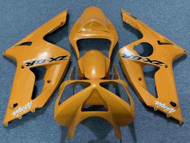 2003-2004 Orange Kawasaki ZX6R Motorcycle Fairings