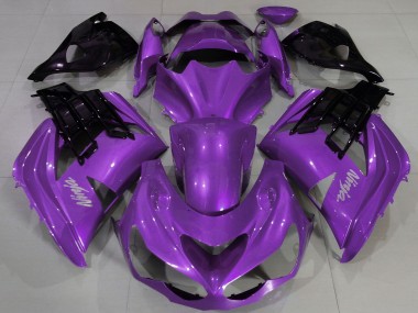 2012-2021 Purple Black Kawasaki ZX14R Motorcycle Fairing