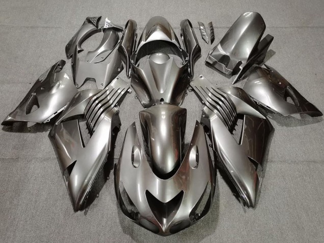 2006-2011 Silver Kawasaki ZX14R Motorcycle Fairings